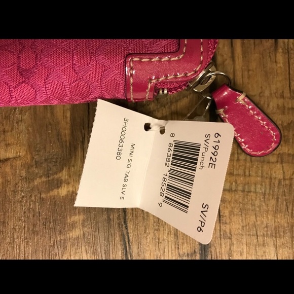 COACH Pink Tablet Case “New” - Picture 3 of 5